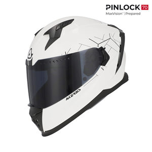 Casque intégral Acerbis X-WAY, design Predator classique, taille XL, coque en PC rabattable, certifié DOT pour motos, motocross, neuf - Product Image 1