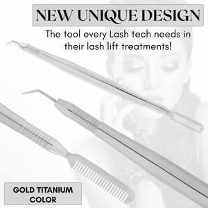 Herramienta Profesional para Permanente de Pestañas y Cejas, Separador de Pestañas de Acero Inoxidable, para Salón de Belleza y Extensiones de Pestañas - Product Image 5