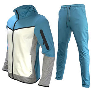 Chándales Transpirable Ropa deportiva personalizada Gimnasio Fitness Tech Fleece Chándales de entrenamiento Hombres Conjunto de dos piezas Traje de jogging para hombres - Product Image 3