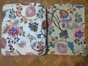 Tela de algodón con estampado de flores de Material de calidad superior para la fabricación de sábanas y fundas de cojín de la India - Product Image 2