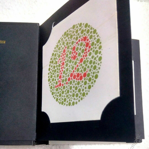 Équipement d'ophtalmologie SS tout nouveau livre de test de vision de couleur Ishihara 24 plaques pour la déficience de couleur livraison internationale gratuite. - Product Image 1