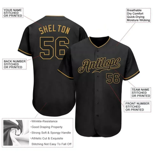 Maillot de baseball vintage surdimensionné, maillot de baseball grande taille pour hommes et femmes - Product Image 3