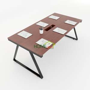 HBTH012 Trapeze II Concept Assembly Meeting <b>Table</b> Modern Chinese Design 200x100 Oval <b>Office</b> Furniture for Conference Room - Product Image 2