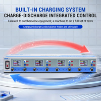 Heltec Energy - Probador de Capacidad de Baterías de 4 Canales y 50A, 0.3-5V, Control por PC, Analizador de Carga y Descarga para Baterías de Iones de Litio y Polímeros