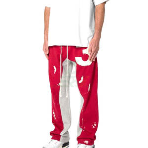 Pantalones Deportivos de Estilo Urbano Hip Hop para Hombre, Pantalones Jogger con Estampado, Lavados, de Felpa Francesa, Secado Rápido, Transpirables y Modernos - Product Image 5