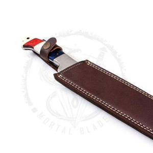 มีดสับเนื้อสเตนเลสสตีลแบบสเปน ตีขึ้นรูปด้วยมือ สำหรับเชฟ ใช้ในครัวและแล่เนื้อ  เช่น บริสเก็ต - Product Image 3