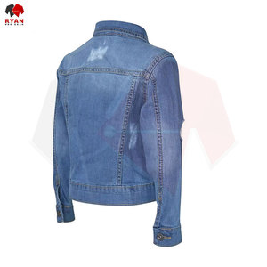 Women's Denim Jacket Premium Cotton Fabric Casual Wear Customized Design OEM & ODM Production - Product Image 5