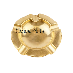 Cenicero de cigarros de color dorado de calidad superior Diseño de tendencia Cenicero de cigarros de tamaño y forma personalizados a bajo precio - Product Image 2