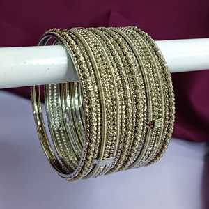 Mode indienne Fournisseur de bijoux Ethnique Boho Vintage Antique Cristal Oxydé Bracelet de mariage Bracelets Ensemble de bijoux pour femmes - Product Image 2