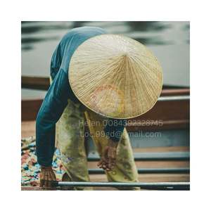 หมวกใบปาล์มทรงกรวยหมวกใบปาล์มหมวกกันแดดเอเชีย - Product Image 6