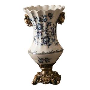 Jarrón de Cerámica Moderno y Elegante para Decoración de Restaurantes y Hoteles, Jarrón de Cerámica Blanco Clásico para Decoración de Bodas, Eventos y Fiestas - Product Image 2