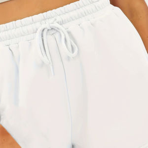 Nouveau short 2025 à la mode pour femmes logo brodé personnalisé doux 100% coton femmes vêtements décontractés short pour femmes coupe ample - Product Image 4