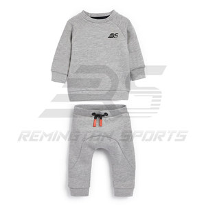 Conjunto de chándal para niños | Sudadera de manga larga con cuello redondo y pantalón de chándal de ajuste regular Conjunto de 2 piezas de chándal para niños - Product Image 5