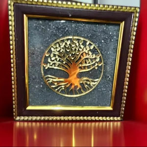 Cadre Arbre de Vie en Pyrite de Qualité Supérieure 100% – Décoration d'Intérieur, Cadeau & Artisanat – Prix de Gros - Product Image 1