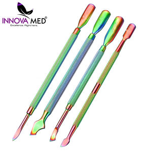 Removedor de Piel Muerta Antideslizante, Empujador de Cutículas de Doble Punta, Limpiador de Uñas, Herramienta Profesional para Manicura y Pedicura - Product Image 2