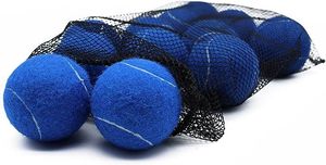 Pelotas de práctica de tenis azul de alta calidad, pelotas de tenis de playa Jumbo de goma duradera para entrenamiento deportivo - Product Image 5