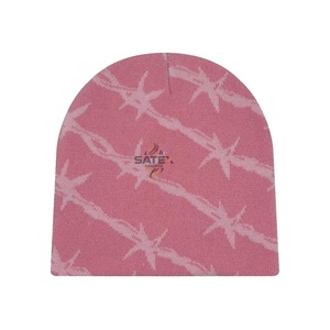 Beanie <b>Hat</b> Casual <b>Winter</b> Waterproof Reflective Colorful Knitted Warm Workwear Custom Logo Adult Fashion 100% Acrylic Outdoor - Product Image 1