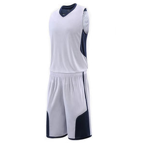 Nouveauté uniforme de basket-ball respirant à séchage rapide sur mesure 100% polyester unisexe pour adultes en vente en ligne - Product Image 5