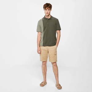 Camiseta de Manga Corta para Hombre Más Vendida, Primavera Verano, Venta al por Mayor de Fábrica, Servicio OEM, Nueva Colección, Lona Sólida Transpirable - Product Image 4