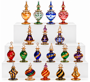 Botellas de Perfume de Vidrio Soplado a Mano Egipcias — Personalizadas Según Sus Especificaciones - Product Image 1