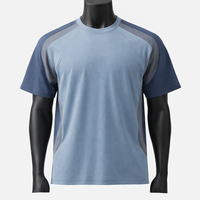 Erkek Hızlı Kuruyan Spor Tişörtü Nefes Alabilen Polyester Spor Salonu Koşu Fitness Tişörtü Özel Logo Raglan Kol Atletik Giyim