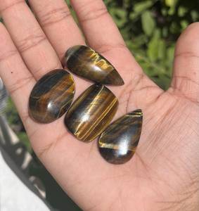 คุณภาพส่งออกระดับพรีเมียม 100% อัญมณีตาเสือธรรมชาติ Cabochons ของแท้หลวมสําหรับทําเครื่องประดับในราคาขายส่ง OEM จํานวนมาก - Product Image 3