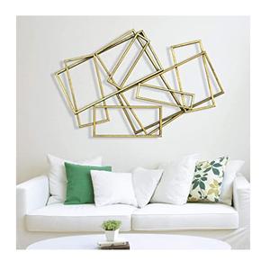 Arte de pared hecho a mano con acabado dorado, diseño único de Metal, decoración moderna, arte de pared para el hogar - Product Image 6
