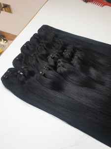 Extensiones de cabello liso alineado con cutícula vietnamita SDD negro azabache de alta calidad, sin enredos ni desprendimientos, precio al por mayor - Product Image 4