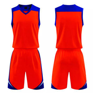 Chaleco de entrenamiento de baloncesto para adultos para hombre, pantalones cortos, traje deportivo para equipo, uniforme de poliéster transpirable 100%, entrenamiento de baloncesto al aire libre - Product Image 6