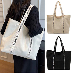 Bolso de mano de lona de algodón para mujer personalizado con logotipo impreso asas bolso de hombro deportivo diseñado en Vietnam - Product Image 6