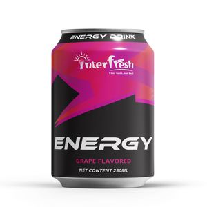 INTERFRESH//OEM Private Label Energy <b>Drinks</b> Original Flavor Beverage OEM Label Caffeine Carbonate Vietnam Hot Selling High - Product Image 3