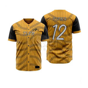 Vêtements de sport à quantité minimale de commande bas, uniforme de baseball confortable, taille personnalisée, uniforme de baseball pour jeunes - Product Image 6