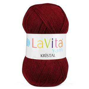 Lavita Kristal 9571 Bordo Örgü İpi Produit de fil de qualité supérieure - Product Image 1