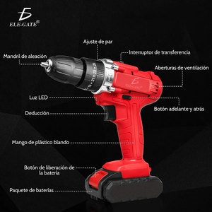 Potente Kit Avvitatore a Impulsi Multifunzione Senza Fili con Batteria 20/21V e Cricchetto Brushless per Lavori Fai-da-te - Product Image 3