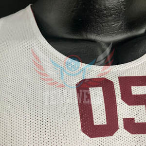 Latest Design Custom Design Good Quality Top Design Basketball Reversible Jersey V Neck Reversible Basketball Jerseys Set - Product Image 2