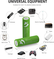 SMARTOOOLS AA 1.5V 2600mWh Baterai Lithium Ion Isi Ulang Paket Baterai Fleksibel Ganda dengan Garansi 2 Tahun 1200 Siklus
