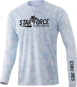 Camisas de pesca transpirables con protección UV, ropa de pesca de manga larga, venta al por mayor, camisas en blanco Upf50 personalizadas, 100% poliéster de secado rápido - Product Image 3