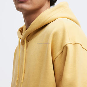 Sweat-shirt et pull à capuche surdimensionné pour homme personnalisé, 100% coton, étiquette de marque brodée, délavé à la pierre pour l'hiver - Product Image 4