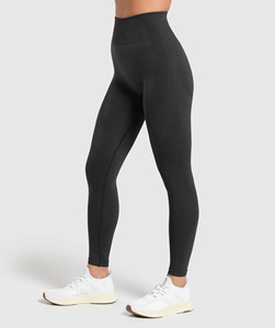 Leggings Deportivos de Cintura Alta para Mujer, Transpirables, Antibacterianos, Resistentes a Desgarros, Sin Costuras, Suaves, con Efecto Push-Up - Product Image 5