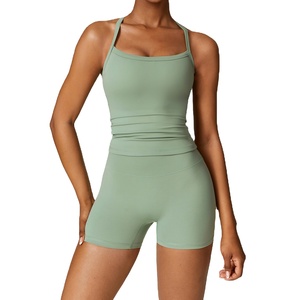 <b>Women's</b> Summer Sportswear Sets 100% Cotton Breathable Quick Dry <b>Thermal</b> Custom Logo Hoodie Above Knee Short Wholesale Min. 2pcs - Product Image 2