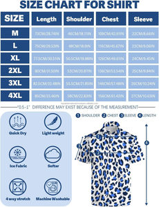 Chemises décontractées sur mesure pour hommes grande taille 2026 avec tissu extensible 4 directions respirant, écologique et séchage rapide - Product Image 6