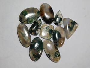10 Pcs. Natural <b>Moss</b> <b>Agate</b> Lot Cabochon Loose Stone Gemstone Gorgeous <b>Moss</b> <b>Agate</b> Cabochon Excellent Gemstone 100% Natural 253Cts - Product Image 3