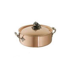 หม้อโลหะเคลือบทองแดงสไตล์วินเทจสำหรับทำอาหาร - Product Image 1