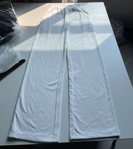 Streetwear pour hommes pantalon de survêtement décontracté à jambes larges pantalon de survêtement en coton épais pantalon de survêtement baggy pour hommes lavé avec logo personnalisé - Product Image 6