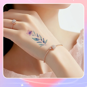 Tatuaje Temporal Semipermanente de Papel Barbardy CA, Brillante, Impermeable, con Diseño de Mariposa, para Niños y Adultos, para Brazos, Piernas y Cuerpo - Product Image 5
