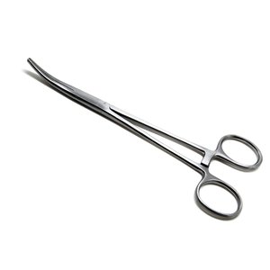 คีมหนีบสำหรับผ่าตัดชนิด Crile Hemostat ทำจากสเตนเลสมีที่จับสำหรับผ่าตัด