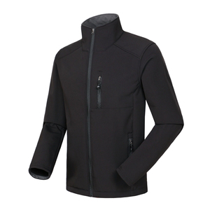 Veste Softshell pour homme à capuche, doublée et personnalisée, chaude pour l'hiver, respirante, coupe-vent, imperméable, best-seller pour la randonnée et les sports de plein air - Product Image 4