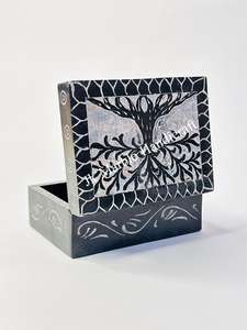 กล่องเครื่องประดับหินอ่อนทำด้วยมือทรงสี่เหลี่ยมผืนผ้าดีไซน์ทันสมัยปรับแต่งได้ - Product Image 6