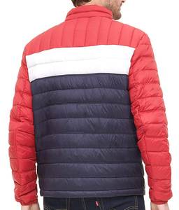 Blouson d'hiver décontracté personnalisé avec logo, style 2026, col montant, chaud, en toile, unisexe - Product Image 3