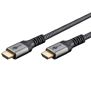 Cavo HDMI Ultra Alta Velocità 8K@60Hz 4K@120Hz Giacca Tessile Connettore Metallico 0,5 m - Product Image 1